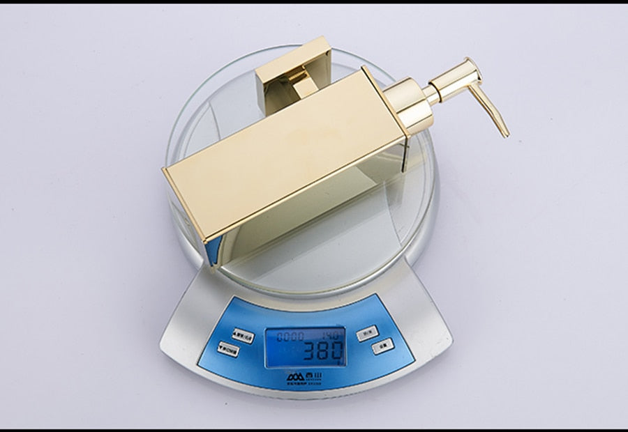 Wall Mounted Gold Soap Dispenser