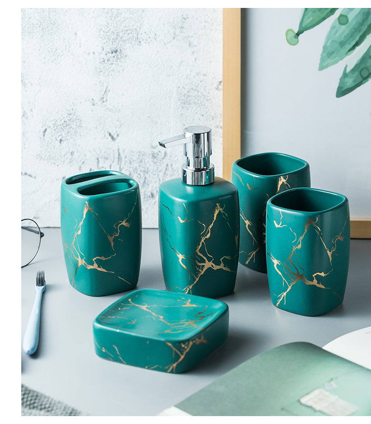 Ceramics Bathroom 5pcs Set