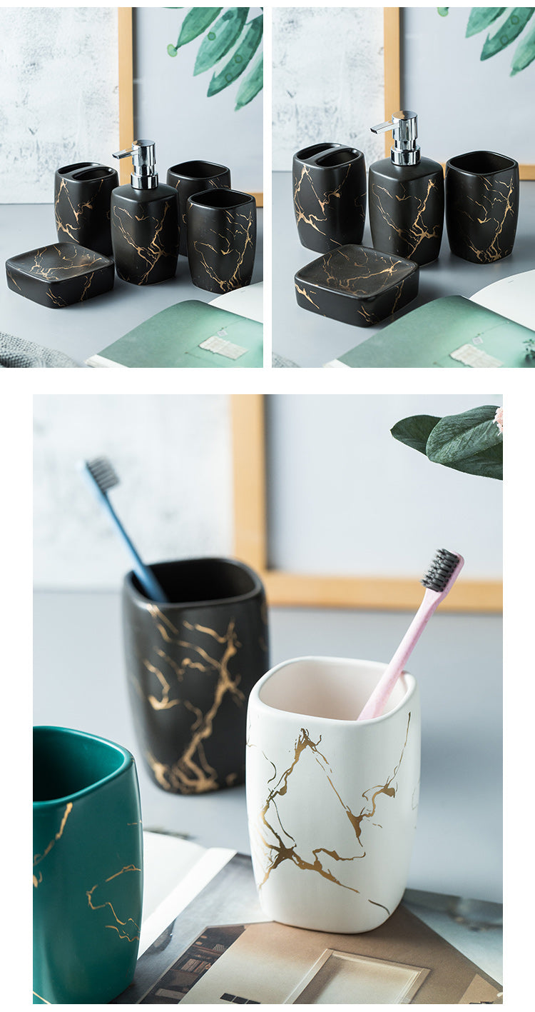 Ceramics Bathroom 5pcs Set