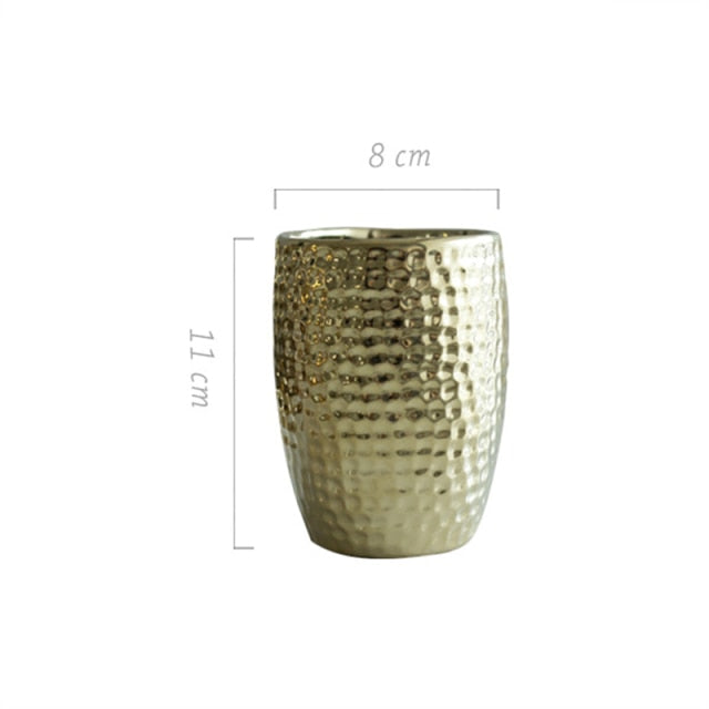 Luxury Ceramic Gold Bathroom Set