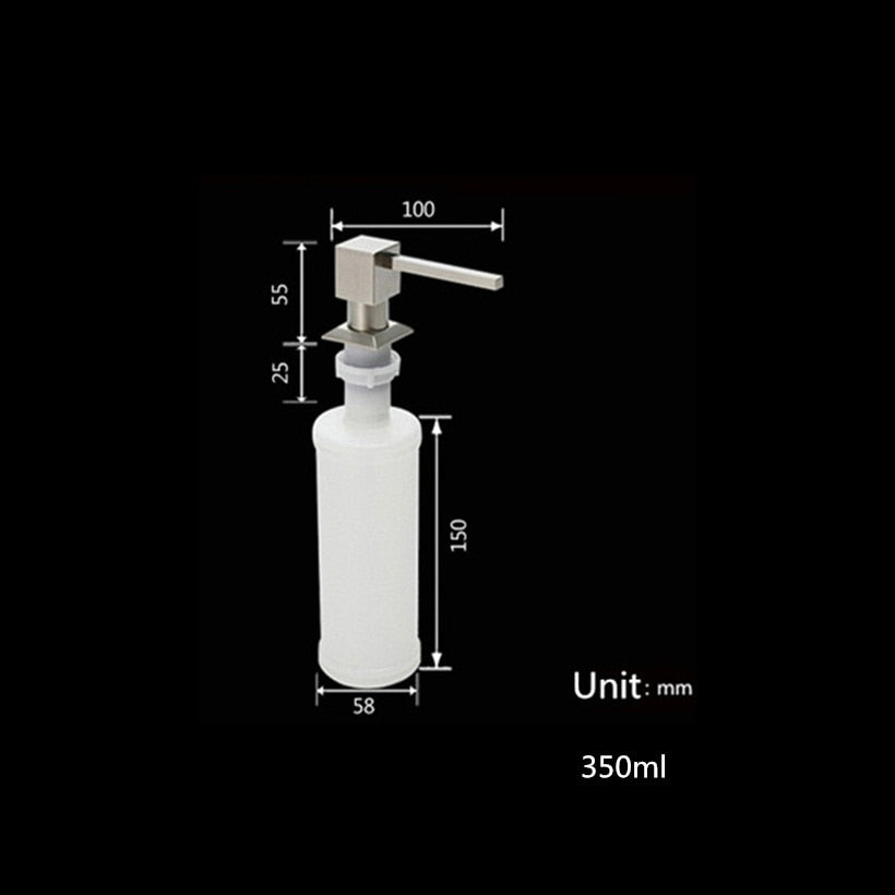 Square Shape Kitchen Sink Soap Dispenser