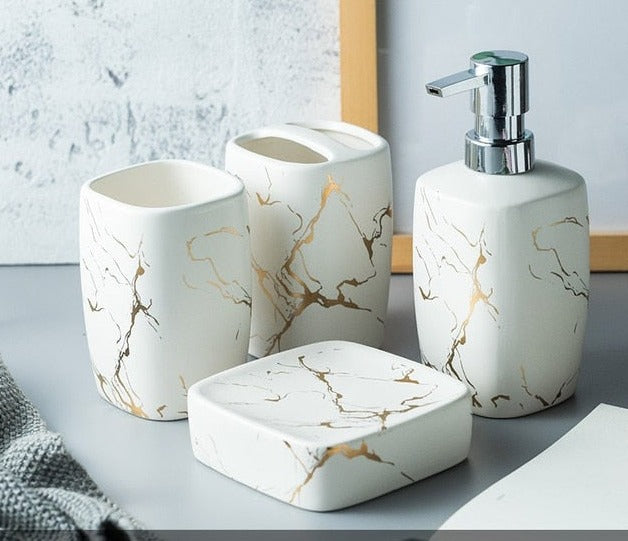 Ceramics Bathroom 5pcs Set