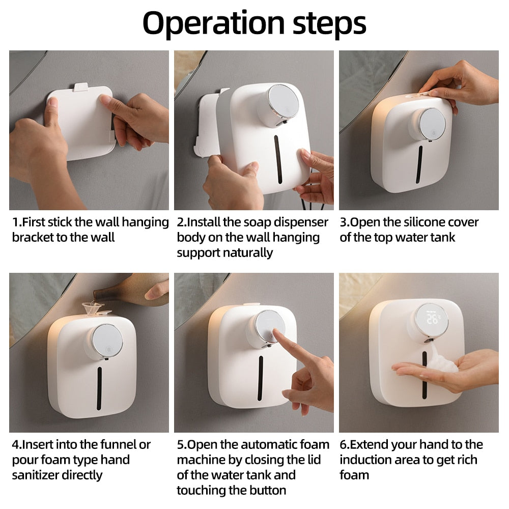 Automatic Digital Foam Soap Dispenser
