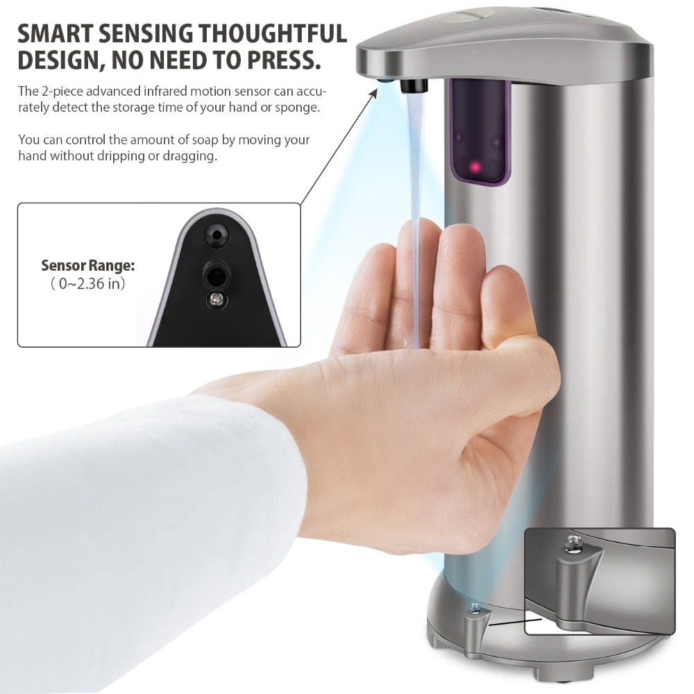 Stainless Steel Automatic Liquid Soap Dispenser