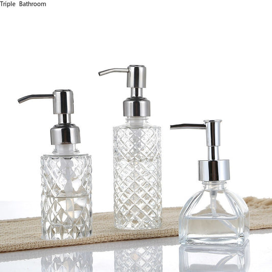 European Style Glass Hand Washing Bottles