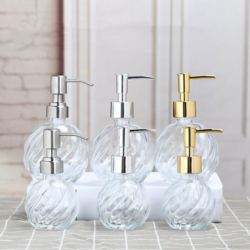Stylish Glass Soap Dispensers