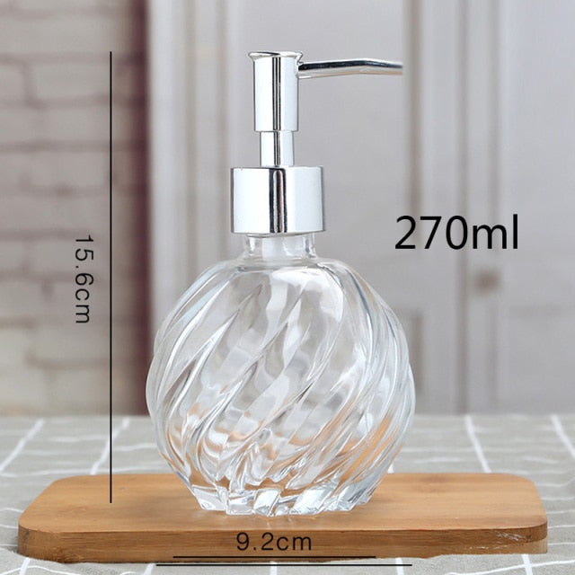 Stylish Glass Soap Dispensers