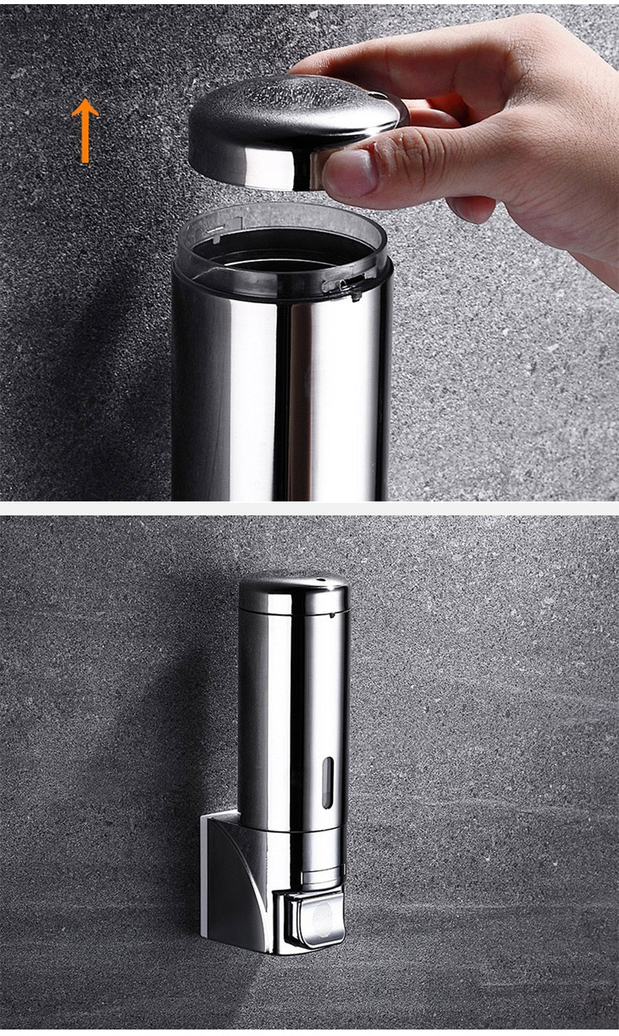 Stainless Steel 3-in-1 Dispenser