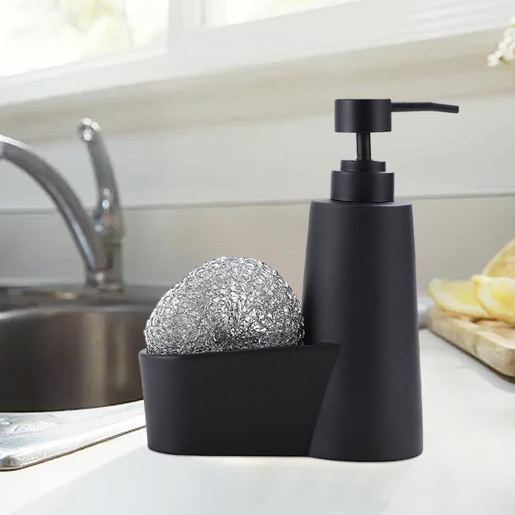 Kitchen Soap Dispenser With Steel Sponge