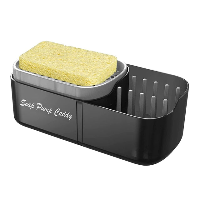 3-in-1 Sponge Soap Dispenser For Kitchen
