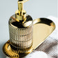 Gold Ceramic Shower Gel Bottle